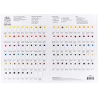 Material Bellas Artes - Pintura - Carta de colores Dot Card Winsor&Newton Profesional, 109 colores acuarela | totenart.com