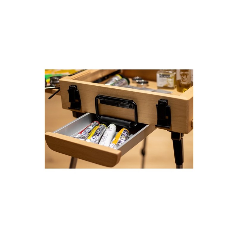 Material Bellas Artes - Pintura - Caballete de campo Maletín Deluxe Phoenix Natural | totenart.com