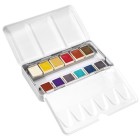 Material Bellas Artes - Pintura - Caja acuarelas de metal Phoenix, 12 1/2 godets, colores metálicos | totenart.com