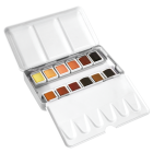 Material Bellas Artes - Pintura - Caja acuarelas de metal Phoenix, 12 1/2 godets, tonos piel | totenart.com