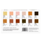 Material Bellas Artes - Pintura - Caja acuarelas de metal Phoenix, 12 1/2 godets, tonos piel | totenart.com