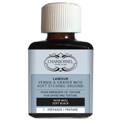 Material Bellas Artes - Pintura - Barniz Grabado negro tierno Charbonnel, LAMOUR, 75 ml | totenart.com