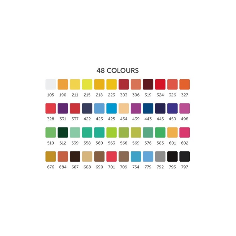 Material Bellas Artes - Pintura - Caja acuarelas de metal Phoenix, 48 1/2 godets | totenart.com