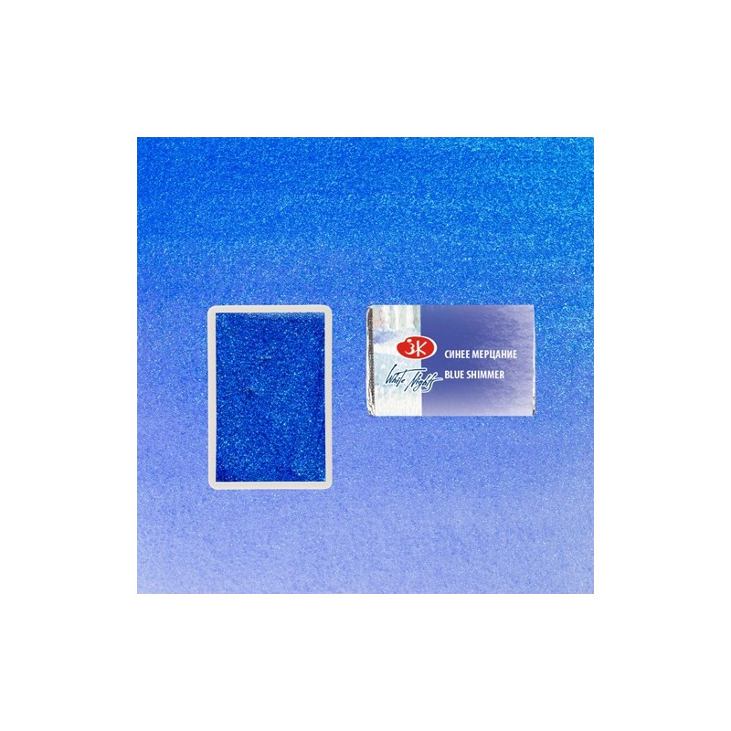 Material Bellas Artes - Pintura - Acuarelas White Nights en godet Blue Shimmer 989 (Brillo) | totenart.com