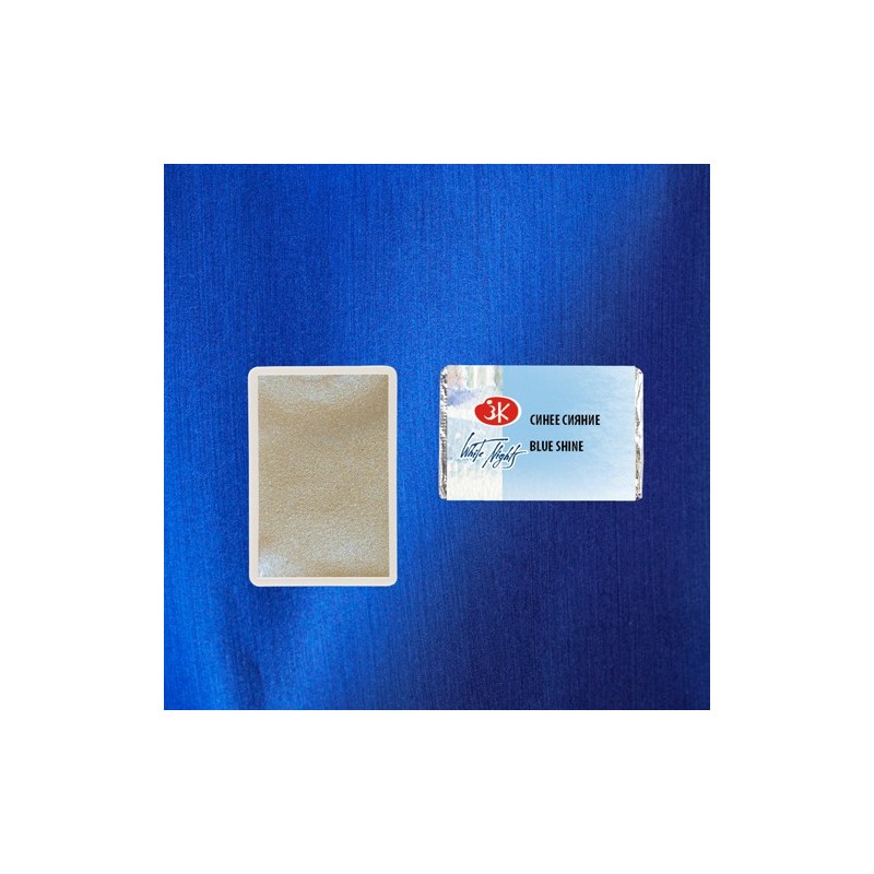 Material Bellas Artes - Pintura - Acuarelas White Nights en godet Blue Shine 1003 (Iridiscente) | totenart.com