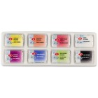 Material Bellas Artes - Pintura - Set acuarela 8 godets Shimmering Summer, brillar, White Nights | totenart.com