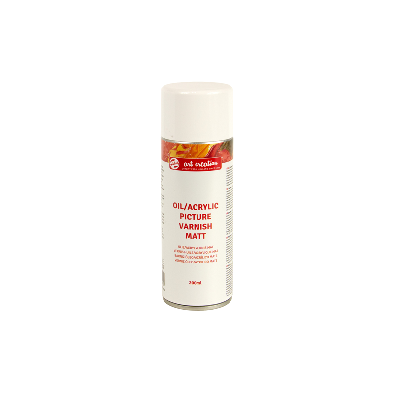 Material Bellas Artes – pintura-y-dibujo - Barniz mate Spray para óleo y acrílico ArtCreation, 200 ml. | totenart.com