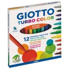 Material Bellas Artes - Pintura - Giotto Turbo Color 12 rotuladores | totenart.com