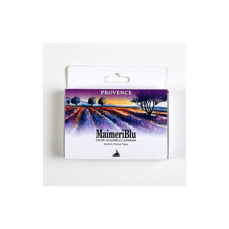 Material Bellas Artes - Pintura - Caja acuarelas MaimeriBlu Provenza, 6 tubos 12 ml ** | totenart.com