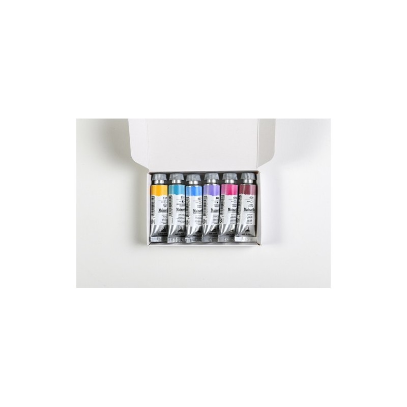 Material Bellas Artes - Pintura - Caja acuarelas MaimeriBlu Provenza, 6 tubos 12 ml ** | totenart.com