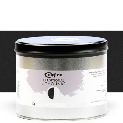 Material Bellas Artes – Litografia - Tinta Litografia Negro Carbón 1 kg Cranfield Caligo | totenart.com