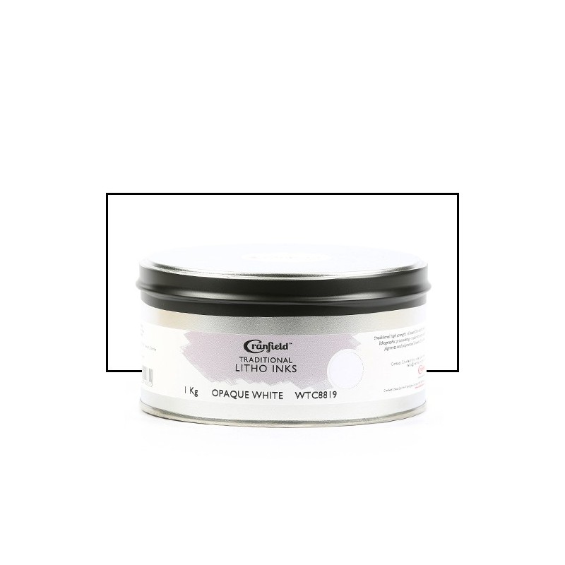 Material Bellas Artes – Litografia - Tinta Litografia Blanco Opaco 1 kg Cranfield Caligo | totenart.com