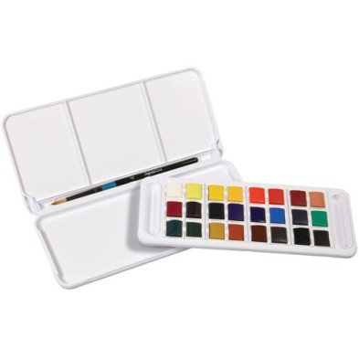 Material Bellas Artes - Pintura - Set de regalo acrílico Van Gogh: maleta, caballete y lienzo | totenart.com