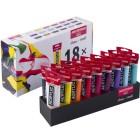 Material Bellas Artes - Pintura - Set Acrílico Amsterdam 18 colores (120 ml) | totenart.com