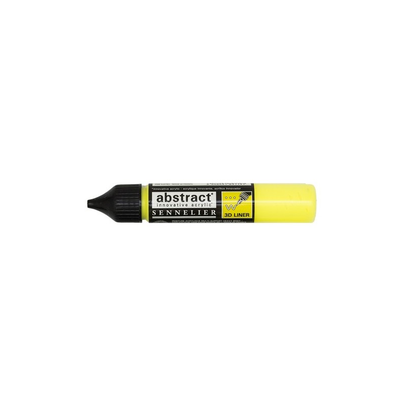 Material Bellas Artes – Pintura - Liner Abstract 502 amarillo fluor 27 ml, Sennelier | totenart.com
