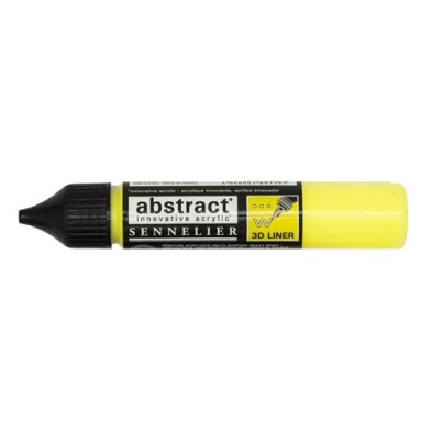 Material Bellas Artes – Pintura - Liner Abstract 502 amarillo fluor 27 ml, Sennelier | totenart.com