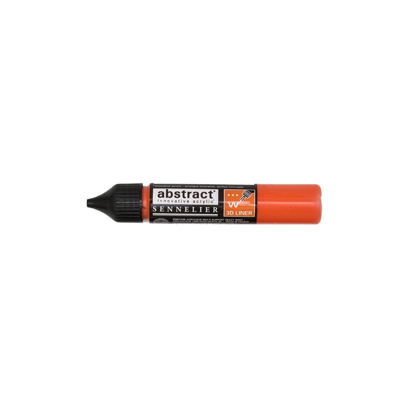 Material Bellas Artes – Pintura - Liner Abstract 615 rojo cadmio naranja tono 27 ml, Sennelier | totenart.com