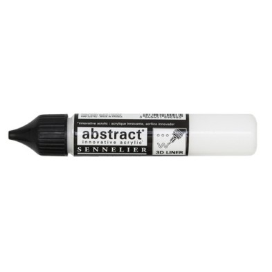 Material Bellas Artes – Pintura - Liner Abstract 116 blanco de titanio 27 ml, Sennelier | totenart.com