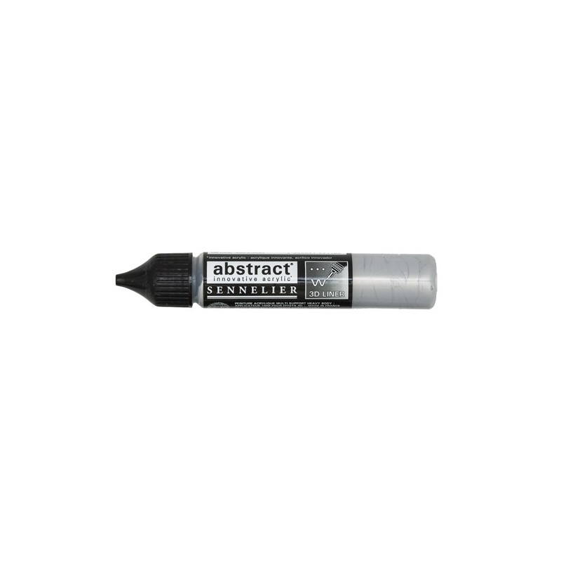Material Bellas Artes – Pintura - Liner Abstract 29 plata iridiscente 27 ml, Sennelier | totenart.com