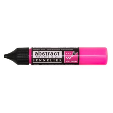 Material Bellas Artes – Pintura - Liner Abstract 654 rosa fluor 27 ml, Sennelier | totenart.com