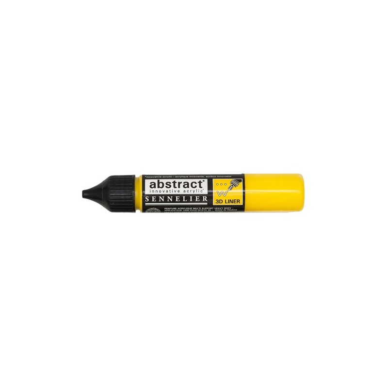 Material Bellas Artes – Pintura - Liner Abstract 574 amarillo primario 27 ml, Sennelier | totenart.com