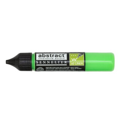 Material Bellas Artes – Pintura - Liner Abstract 895 verde fluor 27 ml, Sennelier | totenart.com