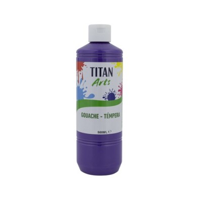 Material Bellas Artes - Pintura - Témpera Gouache Titan Arts Violeta, 500 ml | totenart.com