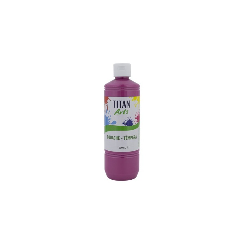 Material Bellas Artes - Pintura - Témpera Gouache Titan Arts Magenta, 500 ml | totenart.com