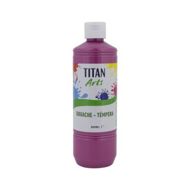 Material Bellas Artes - Pintura - Témpera Gouache Titan Arts Magenta, 500 ml | totenart.com