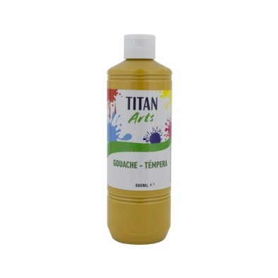 Material Bellas Artes - Pintura - Témpera Gouache Titan Arts Ocre, 500 ml | totenart.com