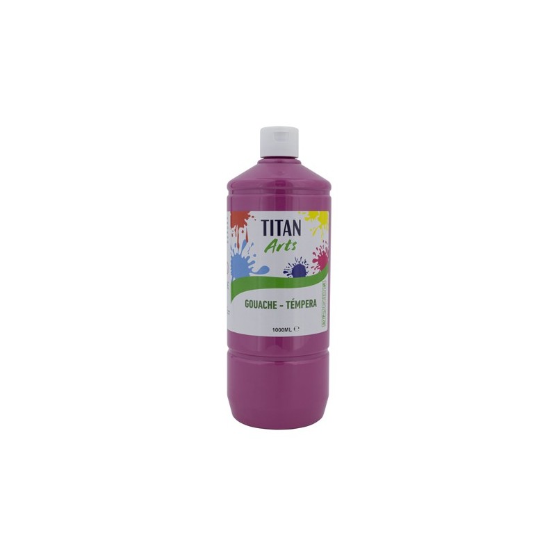 Material Bellas Artes - Pintura - Témpera Gouache Titan Arts Magenta, 1 L | totenart.com
