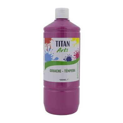 Material Bellas Artes - Pintura - Témpera Gouache Titan Arts Magenta, 1 L | totenart.com