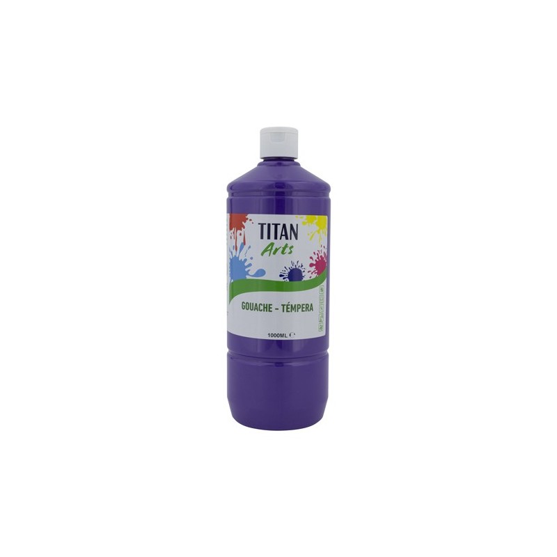 Material Bellas Artes - Pintura - Témpera Gouache Titan Arts Violeta, 1 L | totenart.com