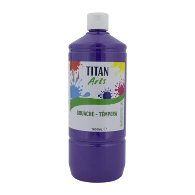 Material Bellas Artes - Pintura - Témpera Gouache Titan Arts Violeta, 1 L | totenart.com
