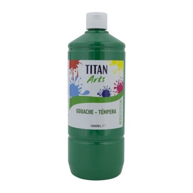 Material Bellas Artes - Pintura - Témpera Gouache Titan Arts Verde Oscuro, 1 L | totenart.com