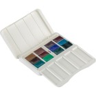 Material Bellas Artes - Pintura - Set acuarela 12 godets \"Granulation and Earth\", estuche de plástico, White Nights | totenart