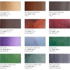 Material Bellas Artes - Pintura - Set acuarela 12 godets \"Granulation and Earth\", estuche de plástico, White Nights | totenart