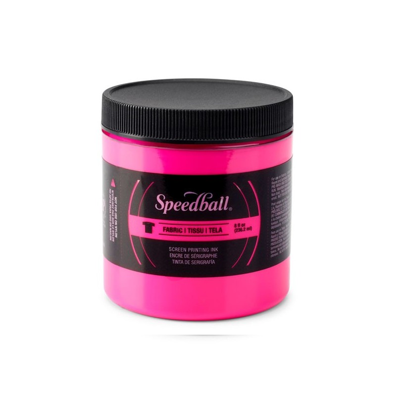 Material Bellas Artes-Serigrafia-Tinta serigrafia al agua Magenta Fluor. 236 ml.