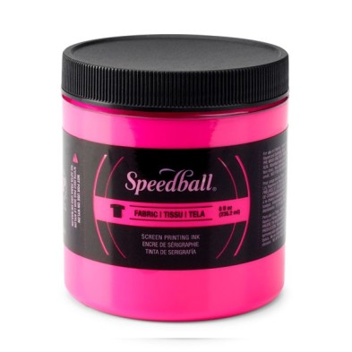 Material Bellas Artes-Serigrafia-Tinta serigrafia al agua Magenta Fluor. 236 ml.