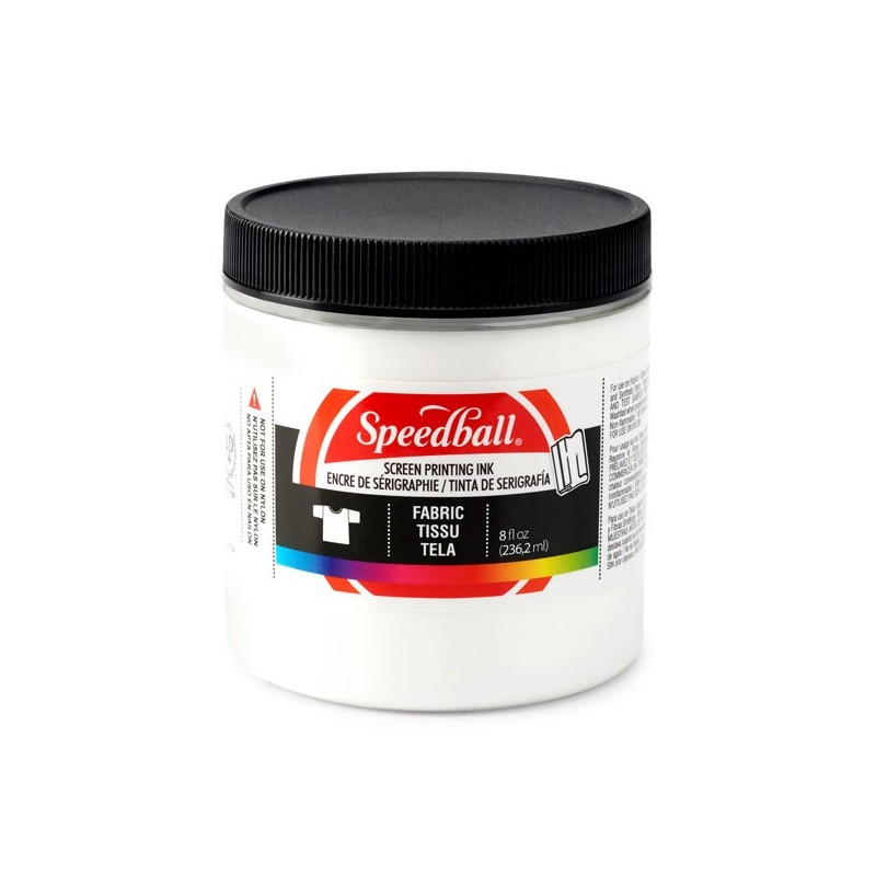 Material Bellas Artes-Serigrafia-Tinta serigrafia al agua Blanco 236 ml. Speedba