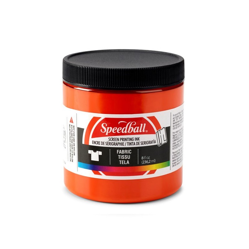 Material Bellas Artes-Serigrafia-Tinta serigrafia al agua Naranja 236 ml. Speedb