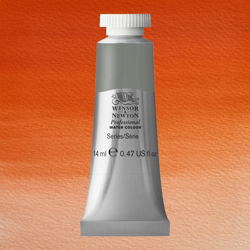 Material Bellas Artes - Pintura - Acuarela Profesional Winsor & Newton color naranja Fields 418 (14 ml) S2 | totenart.com