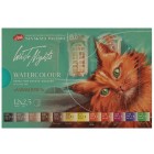 Material Bellas Artes - Pintura - Set acuarela 12 godets Animalistics, White Nights | totenart.com