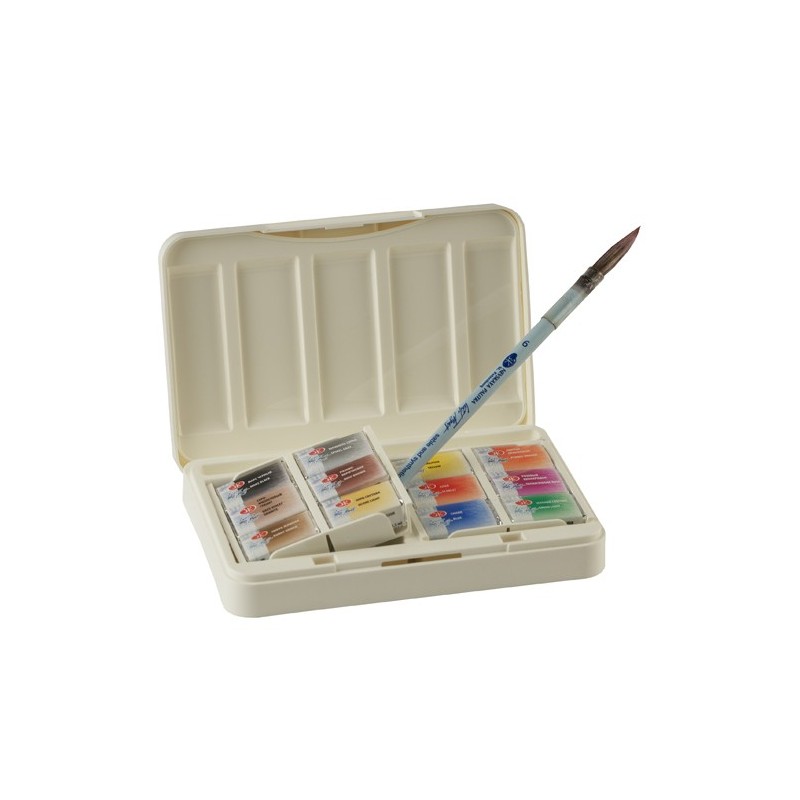 Material Bellas Artes - Pintura - Set acuarela 12 godets Animalistics, White Nights | totenart.com