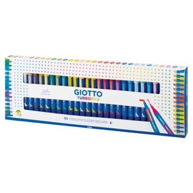 Material Bellas Artes - Pintura - Giotto Turbo PRO Estuche 30 rotuladores | totenart.com