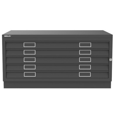 Material Bellas Artes - Maquinaria - Archivador Horizontal 5 cajones Acero, A1 (con tapa y base) | totenart.com