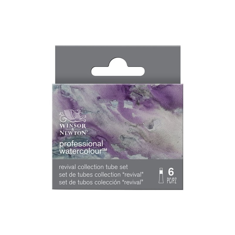 Material Bellas Artes - Pintura - Set de acuarelas Revival Winsor and Newton Profesional, 6 tubos 5 ml. | totenart.com