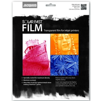 Material Bellas Artes - Pintura - Solar Fast Film, pack 8 Hojas papel cianotipia A4, Jacquard | totenart.com