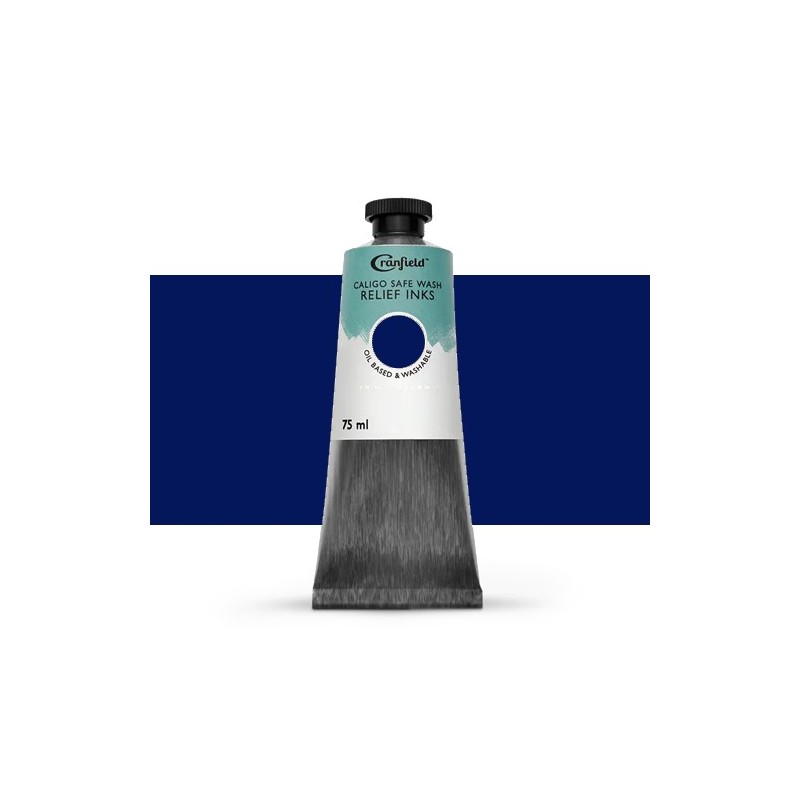Material Bellas Artes – Xilografia - Tinta Xilografia Azul de Prusia, 75 ml., Caligo | totenart.com