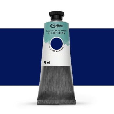 Material Bellas Artes – Xilografia - Tinta Xilografia Azul de Prusia, 75 ml., Caligo | totenart.com